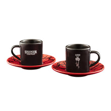 將圖片載入圖庫檢視器 【怪奇物語】詭影濃縮咖啡對杯組 變色杯 兩杯兩盤