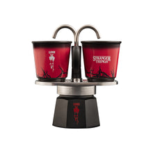 將圖片載入圖庫檢視器 【怪奇物語】詭影雙耳摩卡壺 熱感應變色杯款 2人份 送罐裝咖啡粉