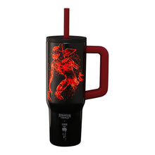 將圖片載入圖庫檢視器 【怪奇物語】幽光不鏽鋼吸管冰壩杯  隨行杯 吸管杯 900ml