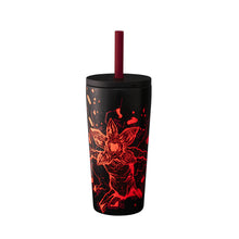 將圖片載入圖庫檢視器 【怪奇物語】幽光不鏽鋼吸管冷水杯 隨行杯600ml