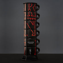 將圖片載入圖庫檢視器 【怪奇物語】幽光陶瓷濃縮杯夜光杯 6入杯架組