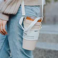 將圖片載入圖庫檢視器 600ml Porcelain Bubble Tea Tumbler with 2-in-1 Lid & Straw