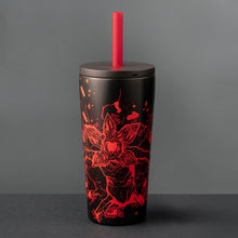 將圖片載入圖庫檢視器 【怪奇物語】幽光不鏽鋼吸管冷水杯 隨行杯600ml