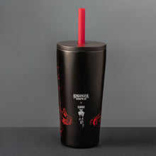 將圖片載入圖庫檢視器 【怪奇物語】幽光不鏽鋼吸管冷水杯 隨行杯600ml