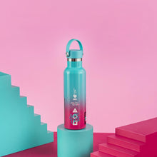 將圖片載入圖庫檢視器 【魷魚遊戲聯名】不鏽鋼提把保溫瓶 運動水瓶600ml