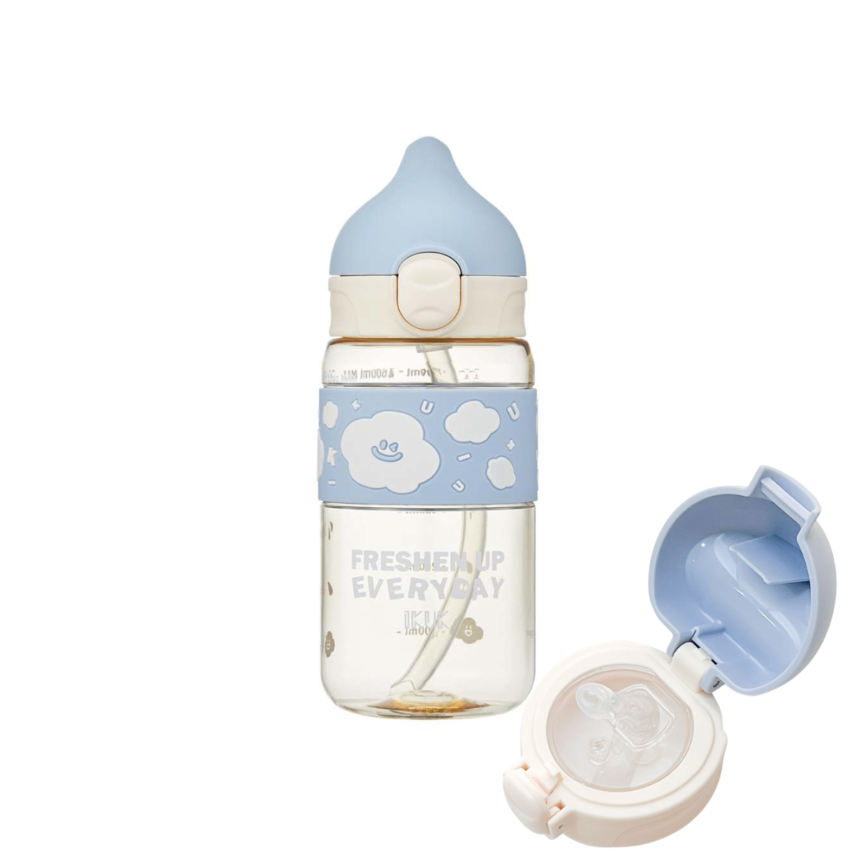 鉑金雲朵杯 直飲/吸管杯 600ml PPSU常用於醫療器材 可耐高溫殺菌