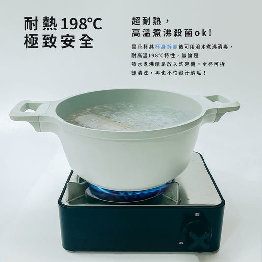 PPSU耐熱高達198度C,連沸水也可以