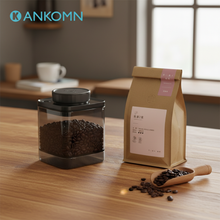 將圖片載入圖庫檢視器 ANKOMN抽真空保鮮罐-0.6L(600ml)+原創2號咖啡豆