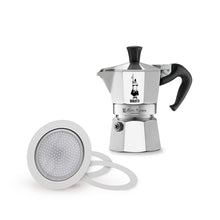 將圖片載入圖庫檢視器 BIALETTI經典摩卡壺2杯份和膠圈墊片