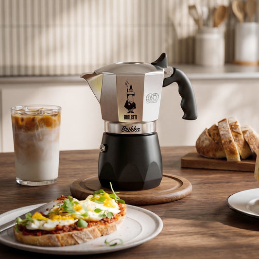 【雷刻】BIALETTI 加壓摩卡壺 Brikka 4杯份