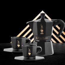 將圖片載入圖庫檢視器 經典摩卡壺禮盒-黑金禮盒3杯份
