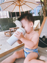 將圖片載入圖庫檢視器 彈蓋520ml 漾藍綠-可裝超商大咖啡 開車族必備可放飲料座 好握好拿