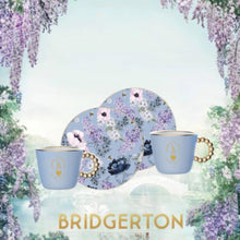 將圖片載入圖庫檢視器 【NETFLIX柏捷頓聯名】陶瓷杯盤組(兩杯兩盤)