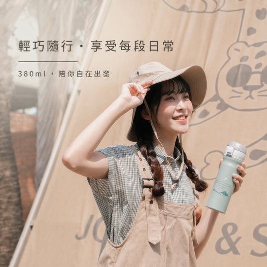 【週日限定】IKUK 艾可 陶瓷彈蓋保溫杯 380ml|搶購價 $799