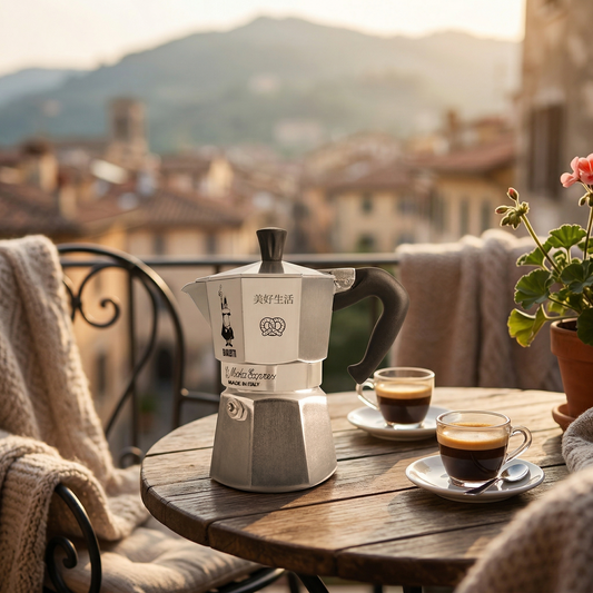 【雷刻】Bialetti 經典摩卡壺 1-3杯份
