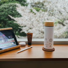 將圖片載入圖庫檢視器 【雷刻】瓷芯瓶500ml-全瓷觸水技術可裝超商大杯