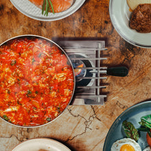 將圖片載入圖庫檢視器 不鏽鋼 防風方型架 / 電子式陶瓷爐頭登山爐(小瓦斯爐/摩卡壺虹吸壺加熱爐/電子爐)