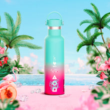 將圖片載入圖庫檢視器 【魷魚遊戲聯名】不鏽鋼提把保溫瓶 運動水瓶600ml