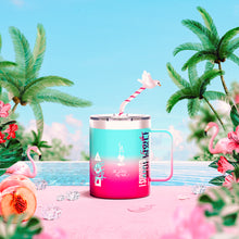 將圖片載入圖庫檢視器 【魷魚遊戲聯名】304不鏽鋼露營手把杯 420ml 送杯墊