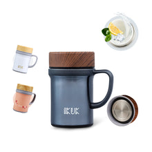 將圖片載入圖庫檢視器 IKUK艾可陶瓷保溫辦公杯-手把410ml