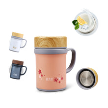 將圖片載入圖庫檢視器 IKUK艾可陶瓷保溫辦公杯-手把410ml