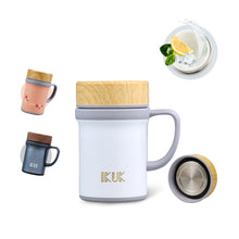 將圖片載入圖庫檢視器 IKUK艾可陶瓷保溫辦公杯-手把410ml