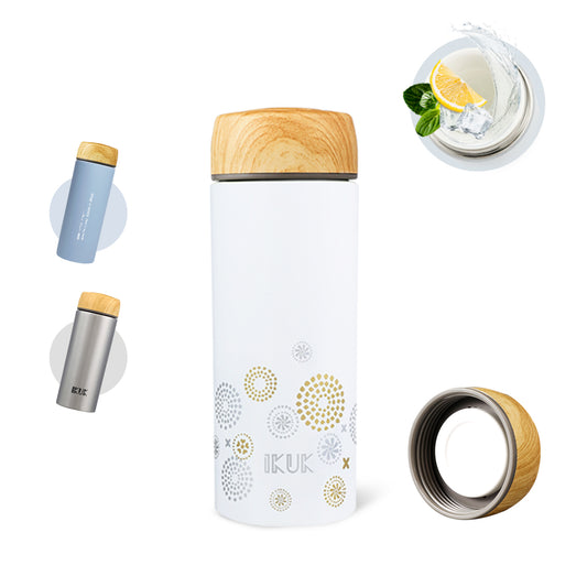 500ml Porcelain Vacuum Bottle with Porcelain Lid