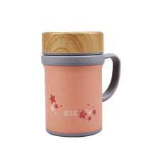 將圖片載入圖庫檢視器 IKUK艾可陶瓷保溫辦公杯-手把410ml