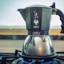 將圖片載入圖庫檢視器 BIALETTI 不鏽鋼加壓電火摩卡壺-IH電磁爐也可以用