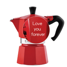 將圖片載入圖庫檢視器 【雷刻】Bialetti經典摩卡壺-3杯份-櫻桃紅