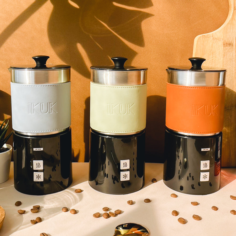 【成箱區】IKUK分離式電動奶泡器840ml (6入)