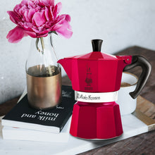 將圖片載入圖庫檢視器 經典八角摩卡壺-櫻桃紅1杯份/3杯份