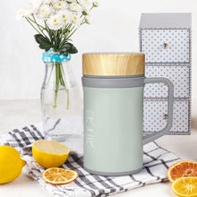 將圖片載入圖庫檢視器 【辦公室適用】500ml 陶瓷手把杯送精品咖啡豆