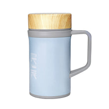 將圖片載入圖庫檢視器 500ml Porcelain Vacuum Mug with Handle & Porcelain Lid