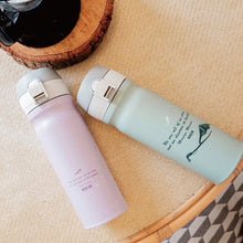 將圖片載入圖庫檢視器 【雷刻】彈蓋380ml-有安全鎖適合放包包☕一杯手沖咖啡最適合的量