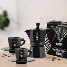 將圖片載入圖庫檢視器 經典摩卡壺禮盒-黑金禮盒3杯份