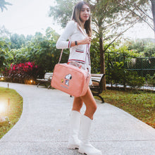 將圖片載入圖庫檢視器 SNOOPY 13吋收納包/相機包/露營咖啡器材包/分隔魔鬼氈/媽咪收納包