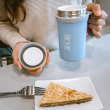 將圖片載入圖庫檢視器 500ml Porcelain Vacuum Mug with Handle & Porcelain Lid