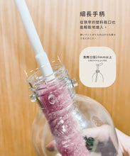 將圖片載入圖庫檢視器 42cm可彎角度超長柄杯刷(毛毛蟲曲線細纖長柄清潔刷)