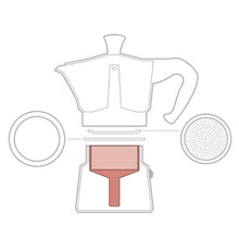 將圖片載入圖庫檢視器 摩卡壺原廠零配件-膠圈墊片組/粉槽/手把/墊圈