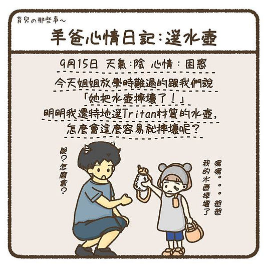 讓孩子安心喝水的頂級PPSU水壺「IKUK鉑金雲朵杯」