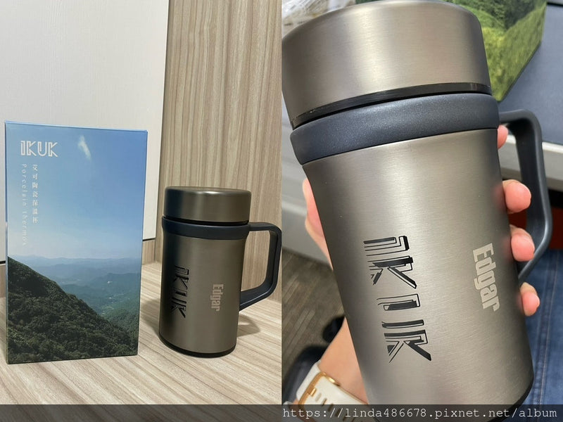 專屬於爸爸的驚喜｜IKUK客製化真陶瓷保溫杯