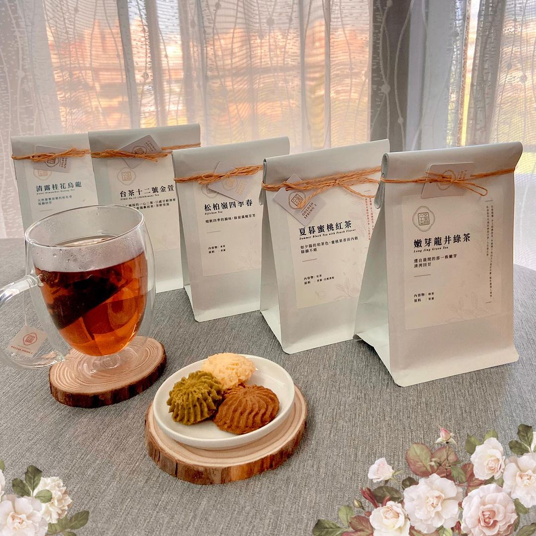 5種茶都各有特色，每天依照不同心境來選擇喜歡の茶香。