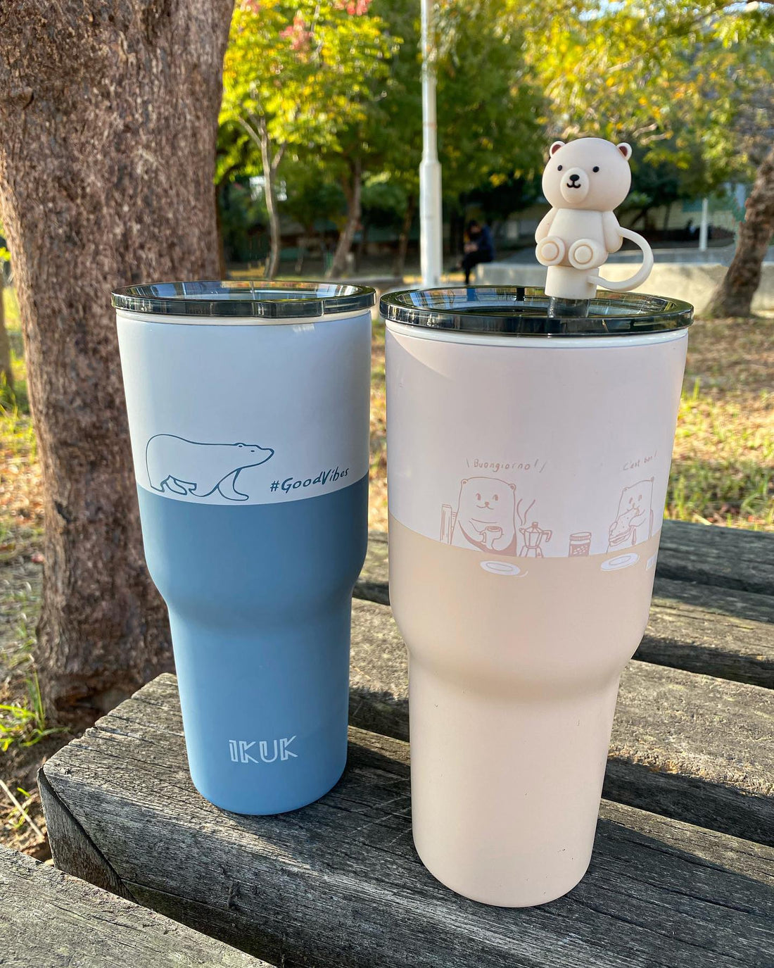 冬天最流氓。@ikuk_tw 的保溫冰壩杯