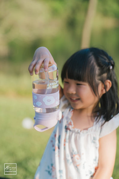 IKUK艾可｜鉑金雲朵杯｜耐高溫、好清洗、好拿握｜給孩子更安心的選擇｜PPSU兒童水瓶推薦
