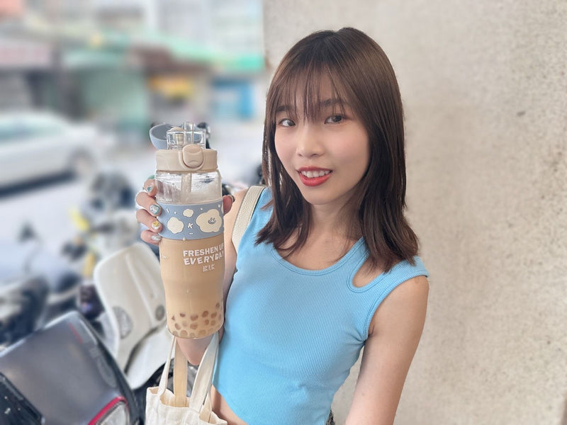 IKUK 鉑金雲朵杯開箱｜手搖控必備夢幻環保杯，超耐熱、可裝珍奶、好清洗！