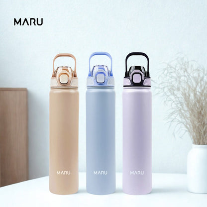 【買就送上蓋】MARU 316不鏽鋼莫蘭迪色系吸管保溫瓶780ml