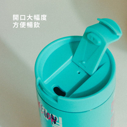 【成箱區】魷魚遊戲聯名 304不鋼隨行旅行杯 360ml 可置車架(6入)