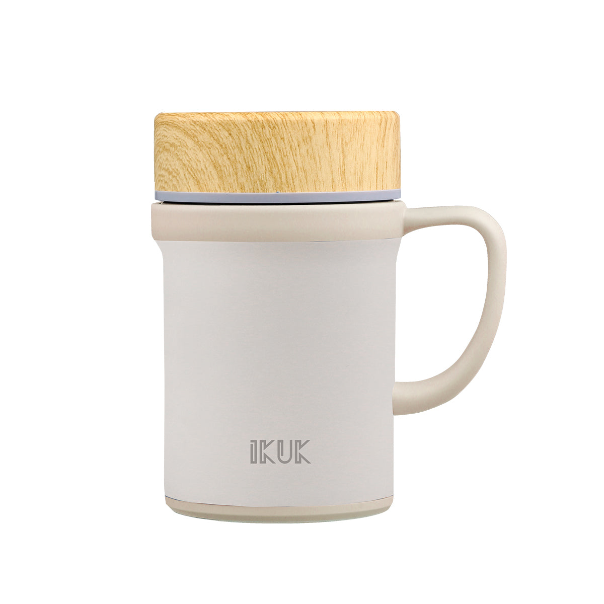 410ml Porcelain Vacuum Mug with Handle (NEW)