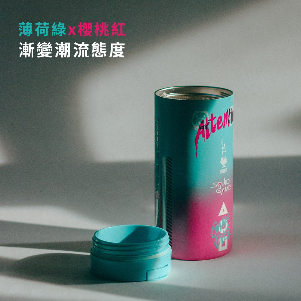 【成箱區】魷魚遊戲聯名 304不鋼隨行旅行杯 360ml 可置車架(6入)